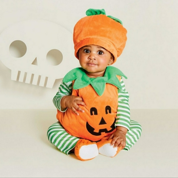 Hyde and Eek Boutique Other - NWT Hyde & Eek Boutique Pumpkin Halloween Costume Baby Jack-o-lantern New Cute